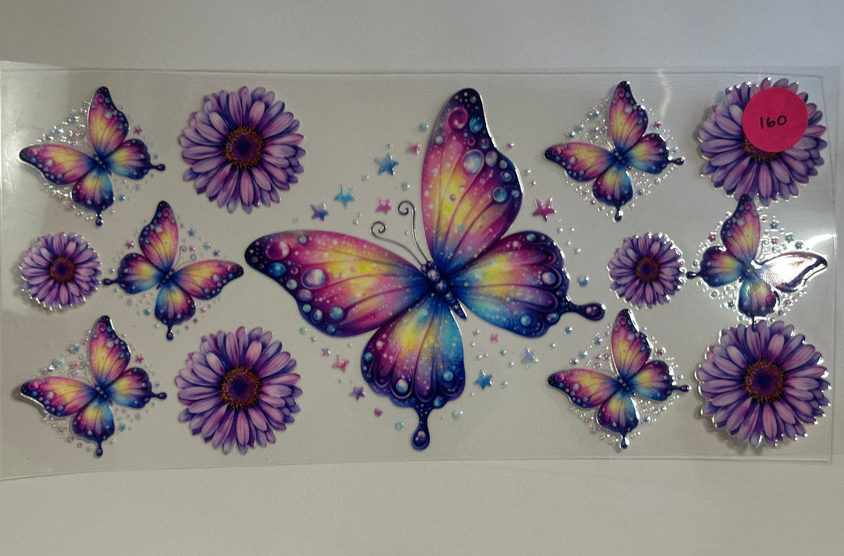 160 Purple Butterfly
