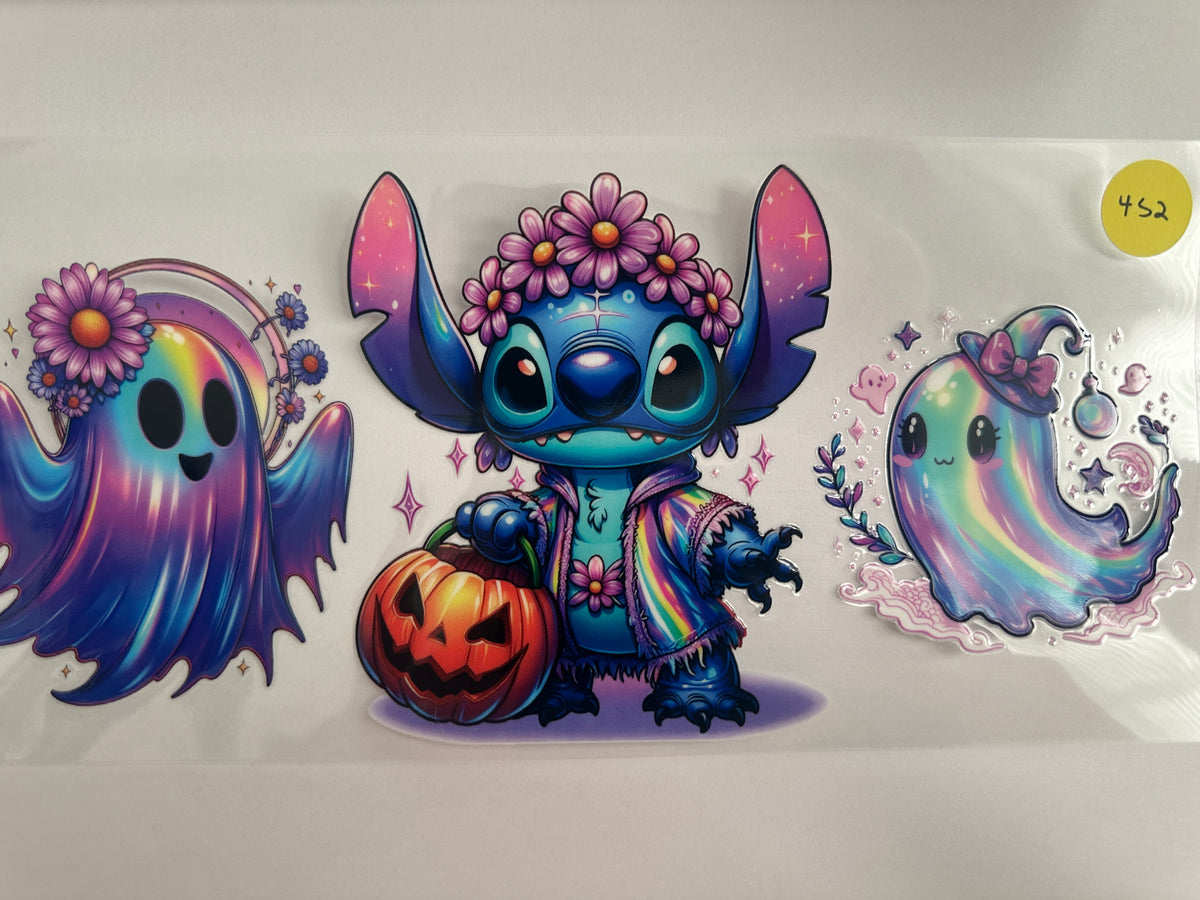452 Halloween Stitch and Ghosts