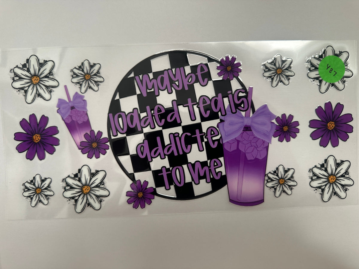 487 Purple Loaded tea