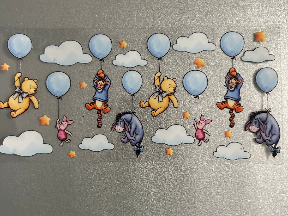 128 Blue Balloon with Pooh 1