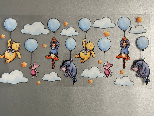 128 Blue Balloon with Pooh 1