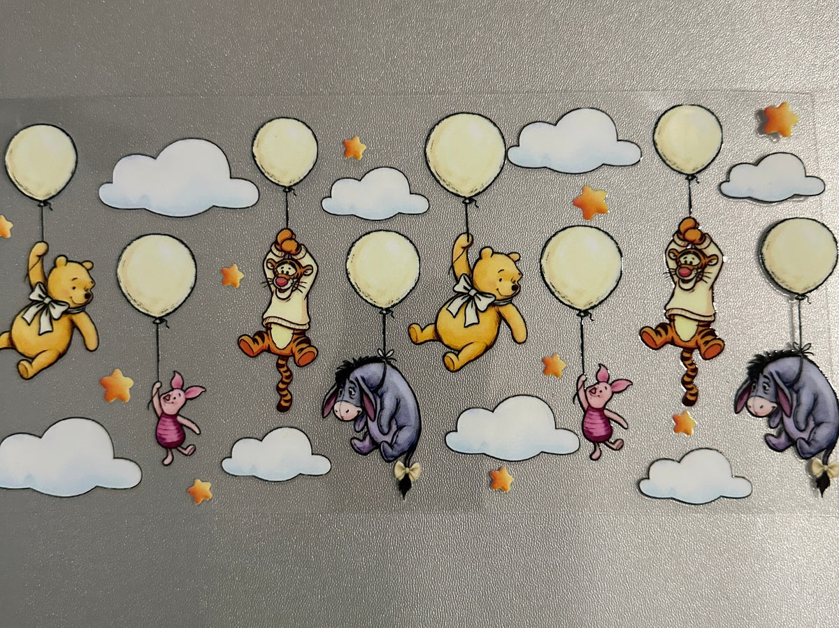 114 Yellow Balloon with Pooh