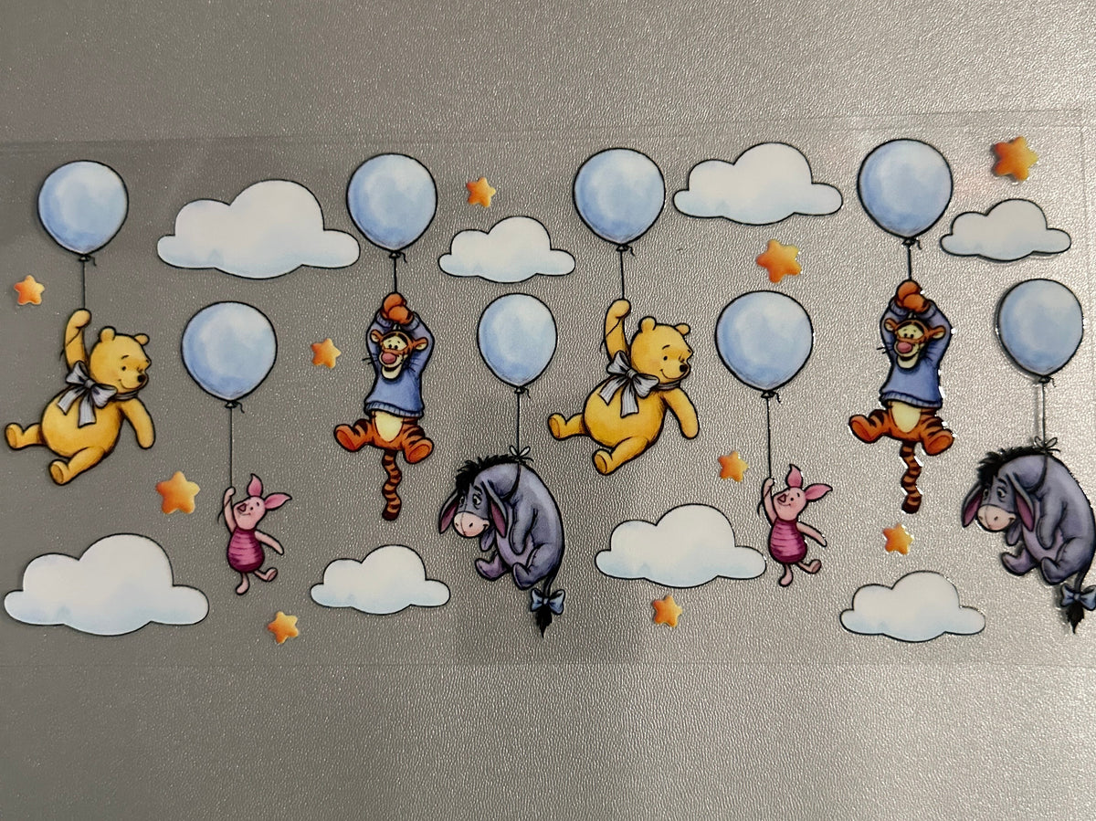 113 Blue Balloon with Pooh