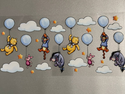 113 Blue Balloon with Pooh