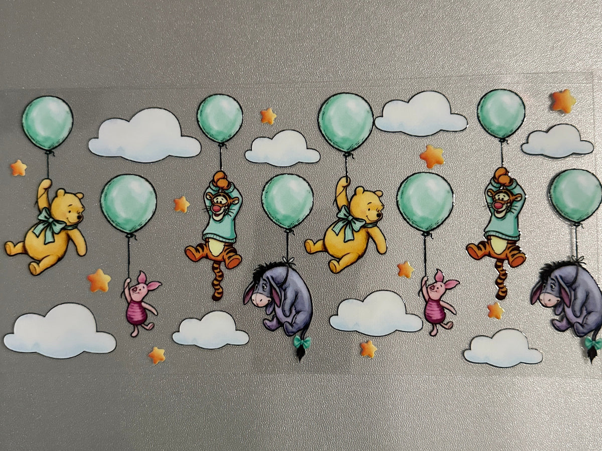 112  Green Balloon with Pooh 1