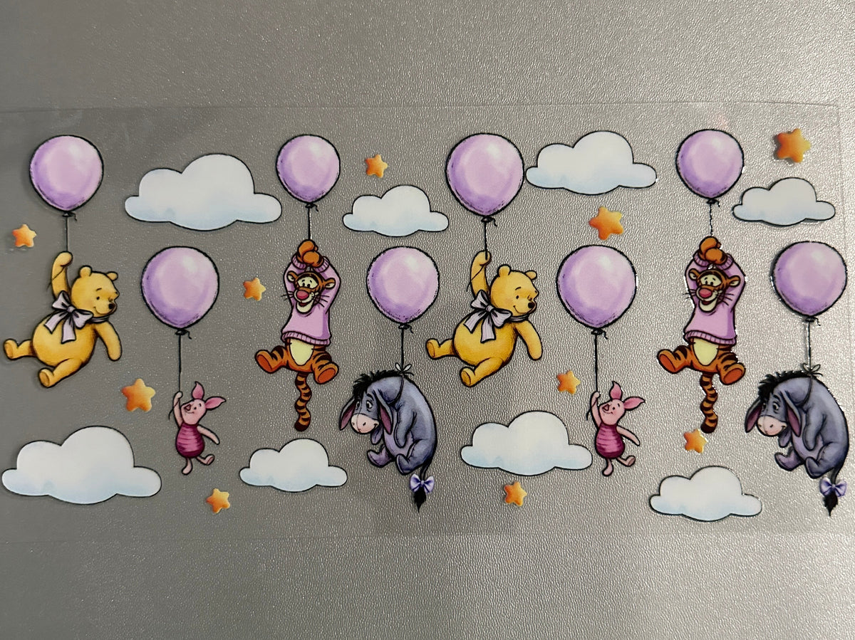111 Purple Balloon with Pooh