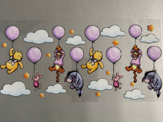 111 Purple Balloon with Pooh