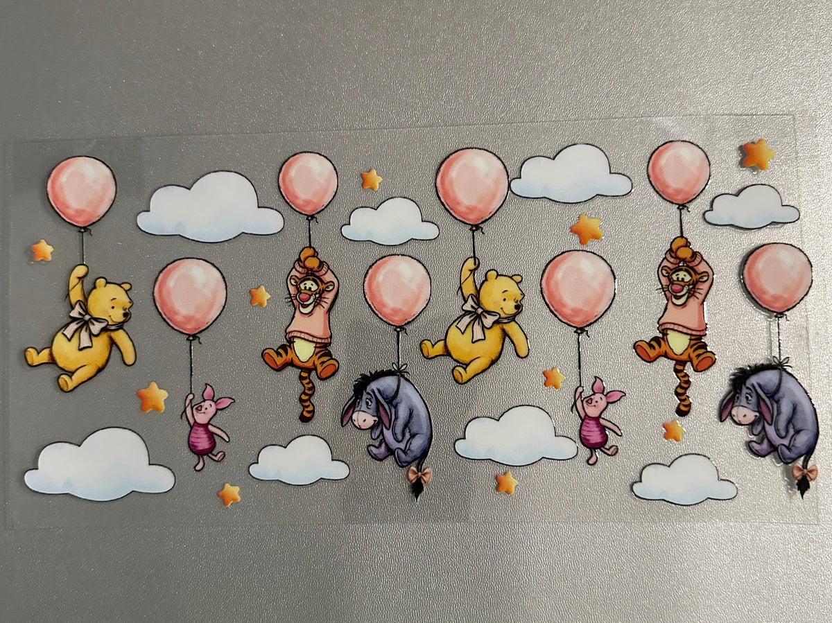 110 Pink Balloon with Pooh