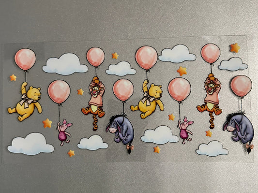 110 Pink Balloon with Pooh