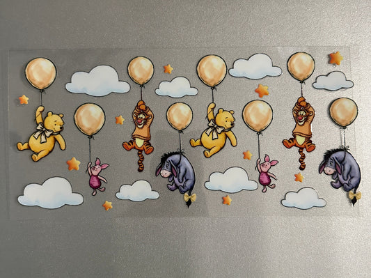 109 Orange Balloon with Pooh