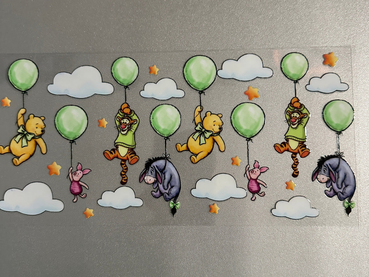 108 Green Balloon with Pooh