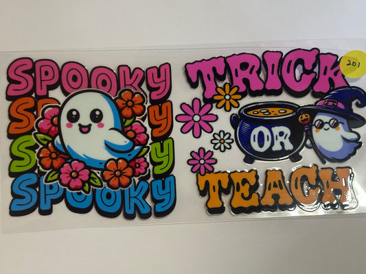 201 Spooky Ghost (double sided)
