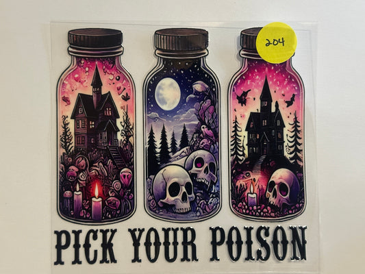 204 Pick your poison