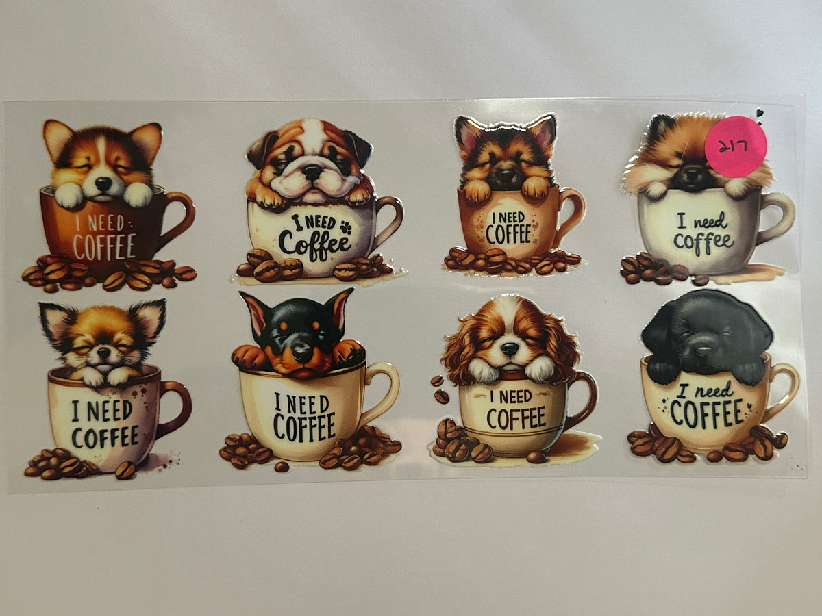 217 Dogs in Coffee Cup