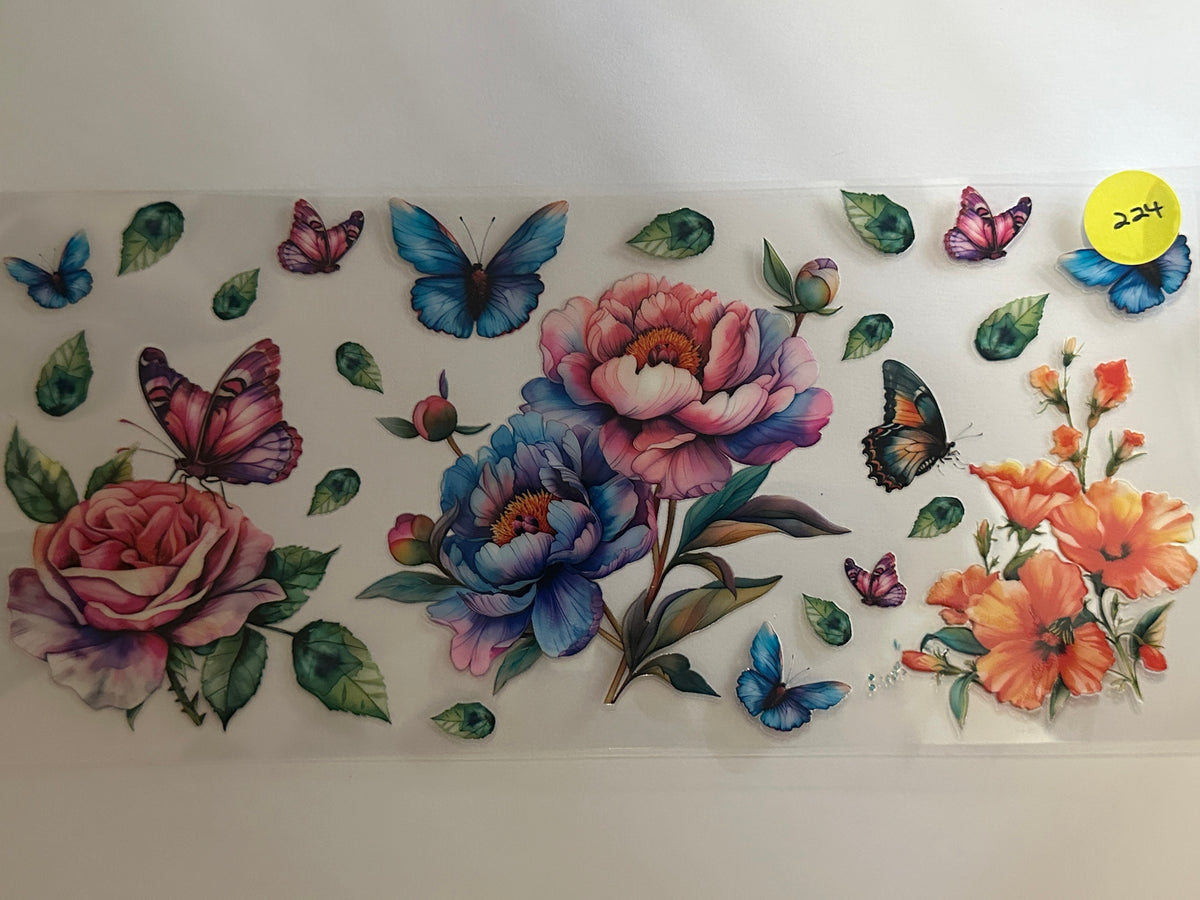 224 Flower (double sided)