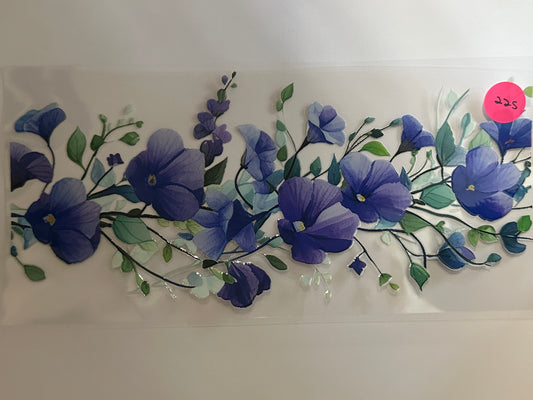 225 Flowers (double sided)