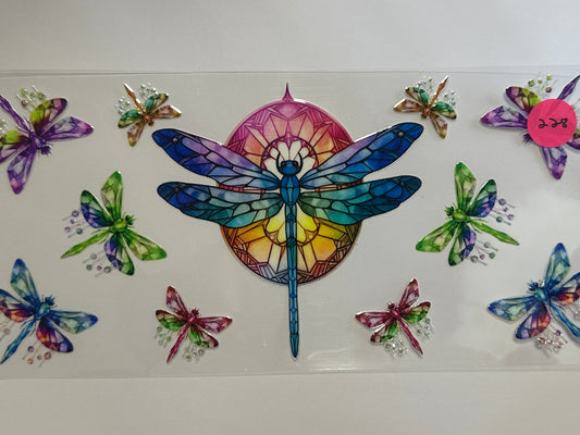 228 Stained glass Dragonfly