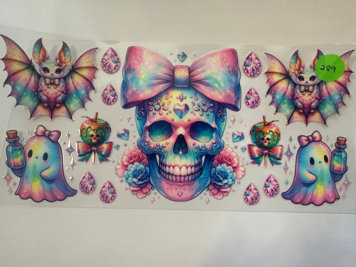 289 Skull with Bow