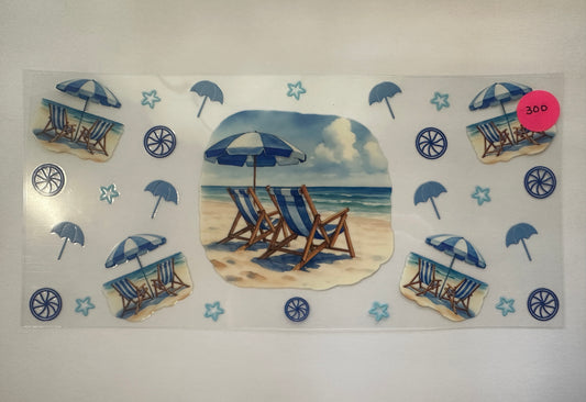 300 Beach Chairs (double sided)