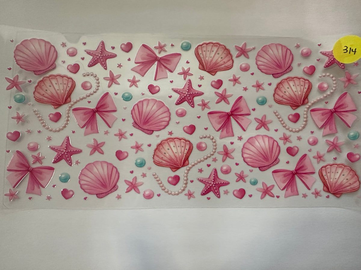 314 Pink Shells and bows