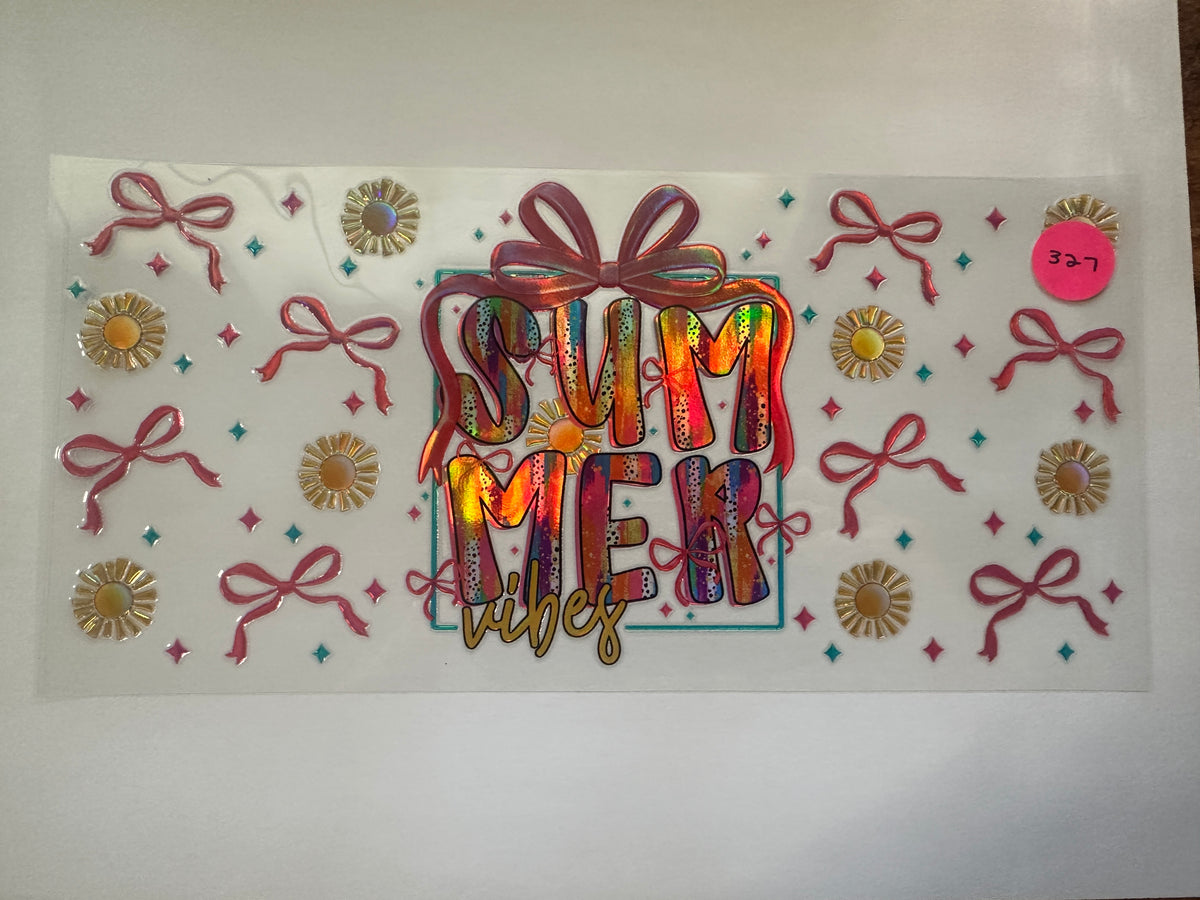 327 Holo Summer Vibes with Bow