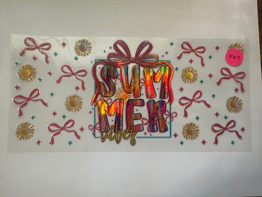 327 Holo Summer Vibes with Bow