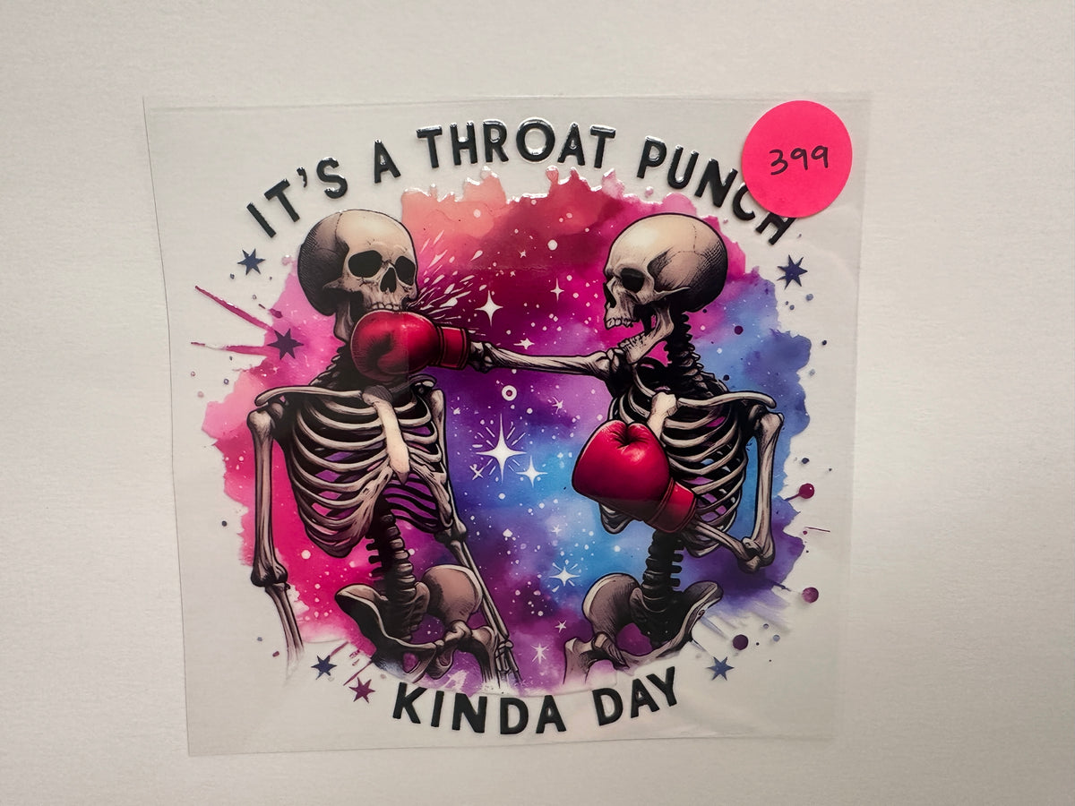 399 Throat Punch Decal