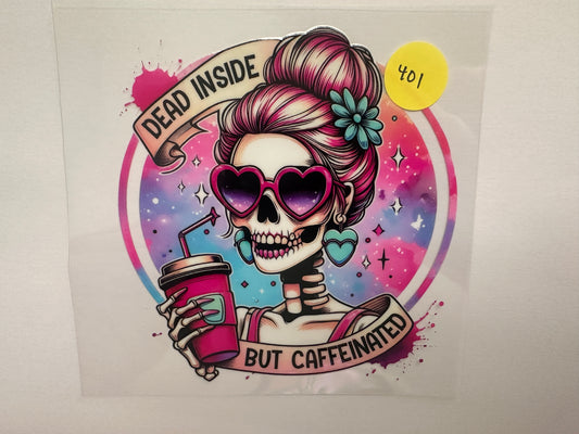 401 Dead inside Decal