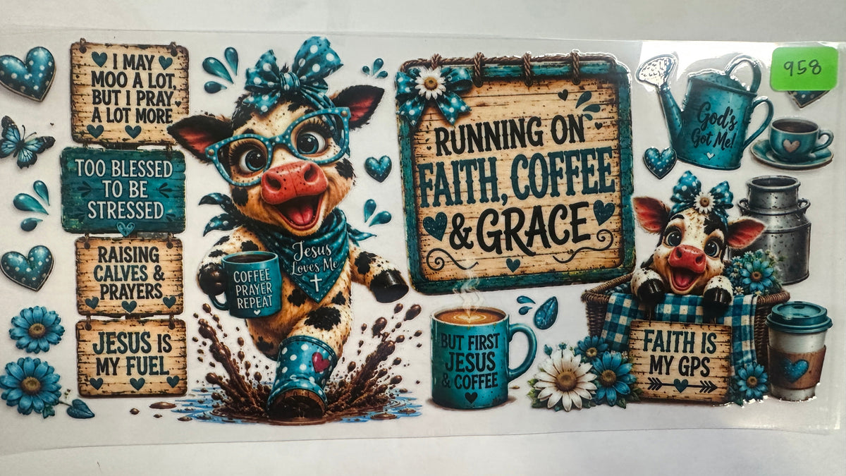 958- Cow and Coffee