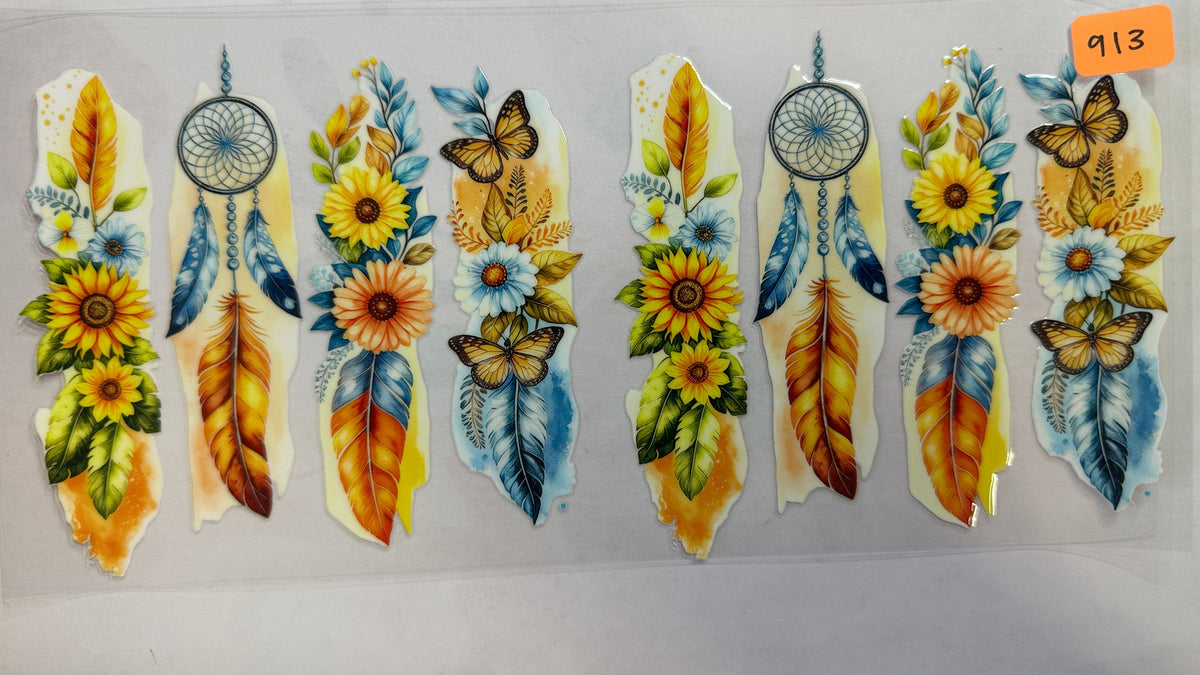 913- Dream Catcher and Flowers