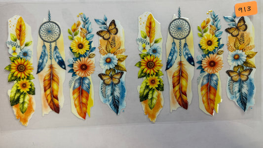 913- Dream Catcher and Flowers