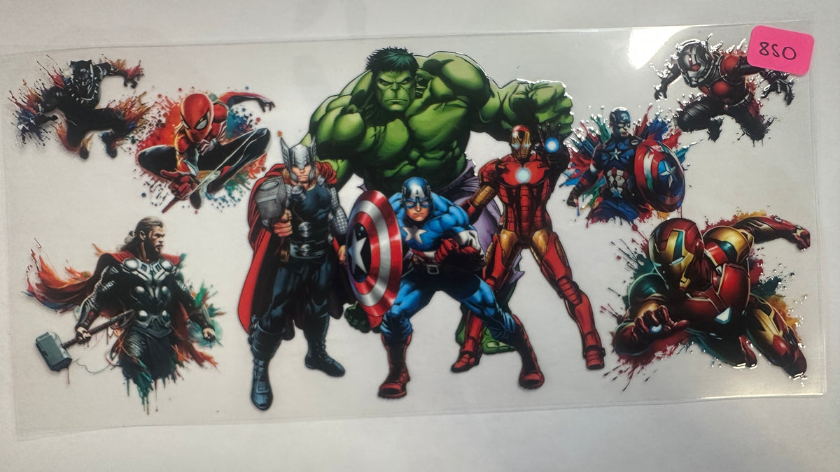 850- Super Hero (double sided)