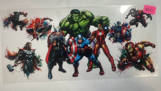 850- Super Hero (double sided)