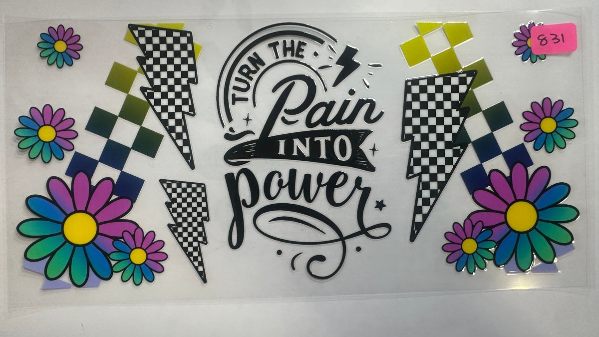 831- Pain into Power