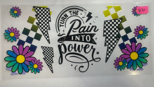 831- Pain into Power