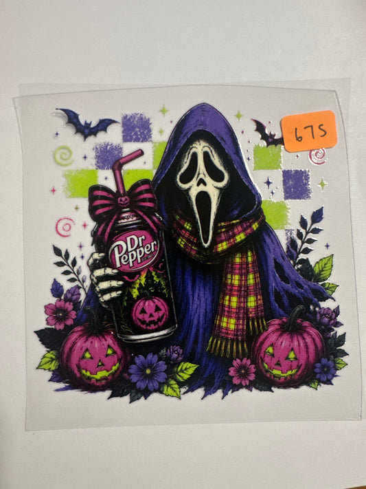 675- Decal Ghostface