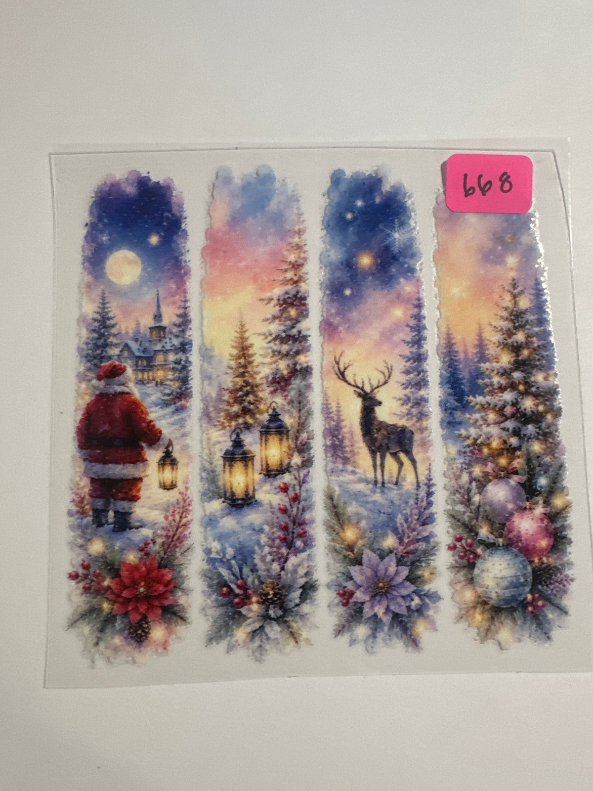 668- Decal Santa/Christmas