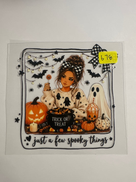 678- Decal Barbie Spooky