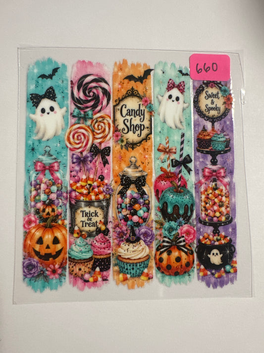660- Decal Candy shop halloween