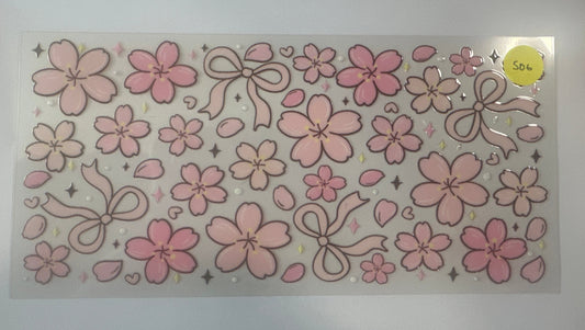 506 Flowers and Bows (doublesided)
