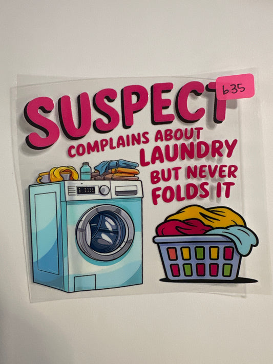 635 Suspect- Laundry