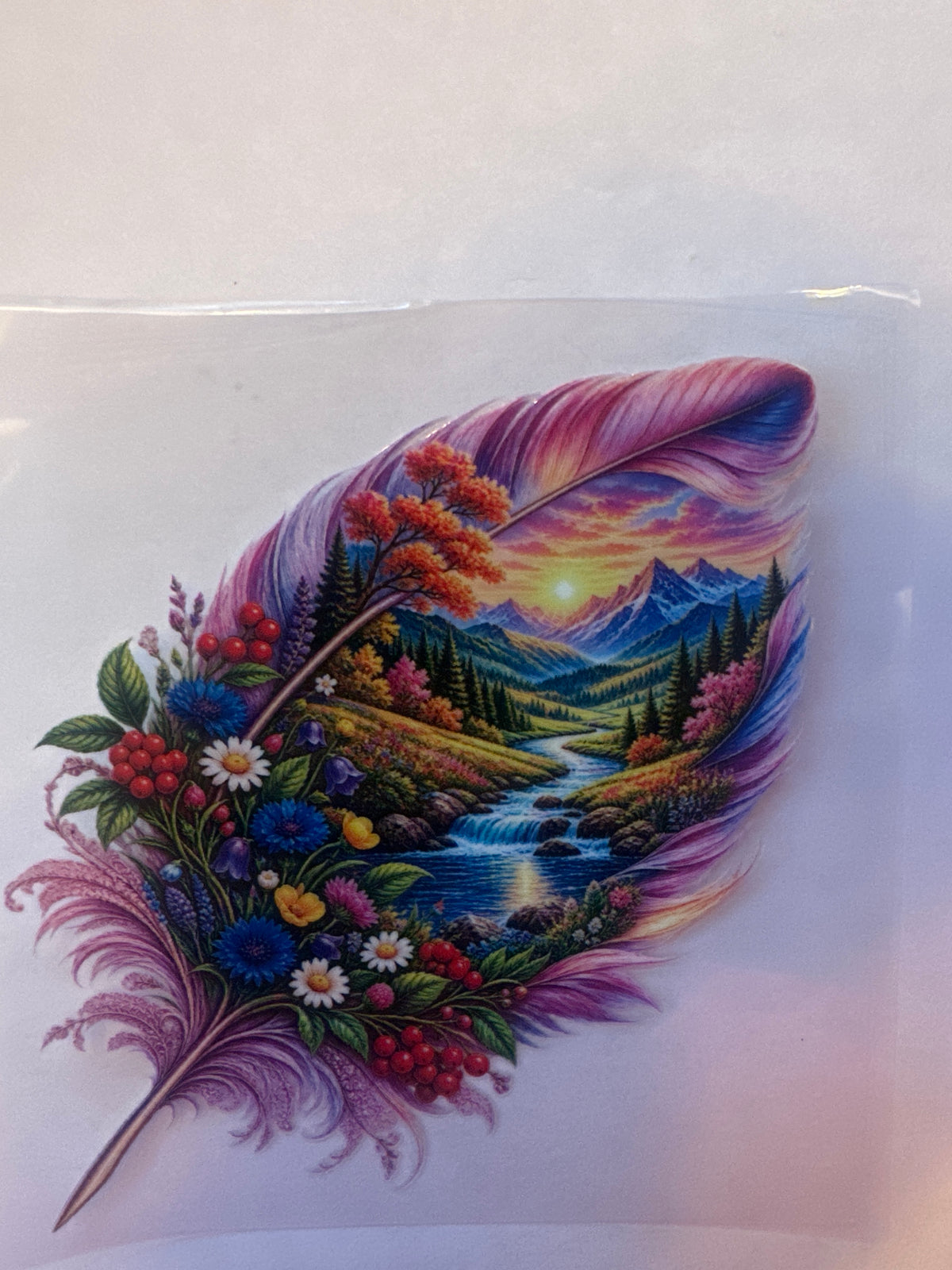 1139- Feather (decal)