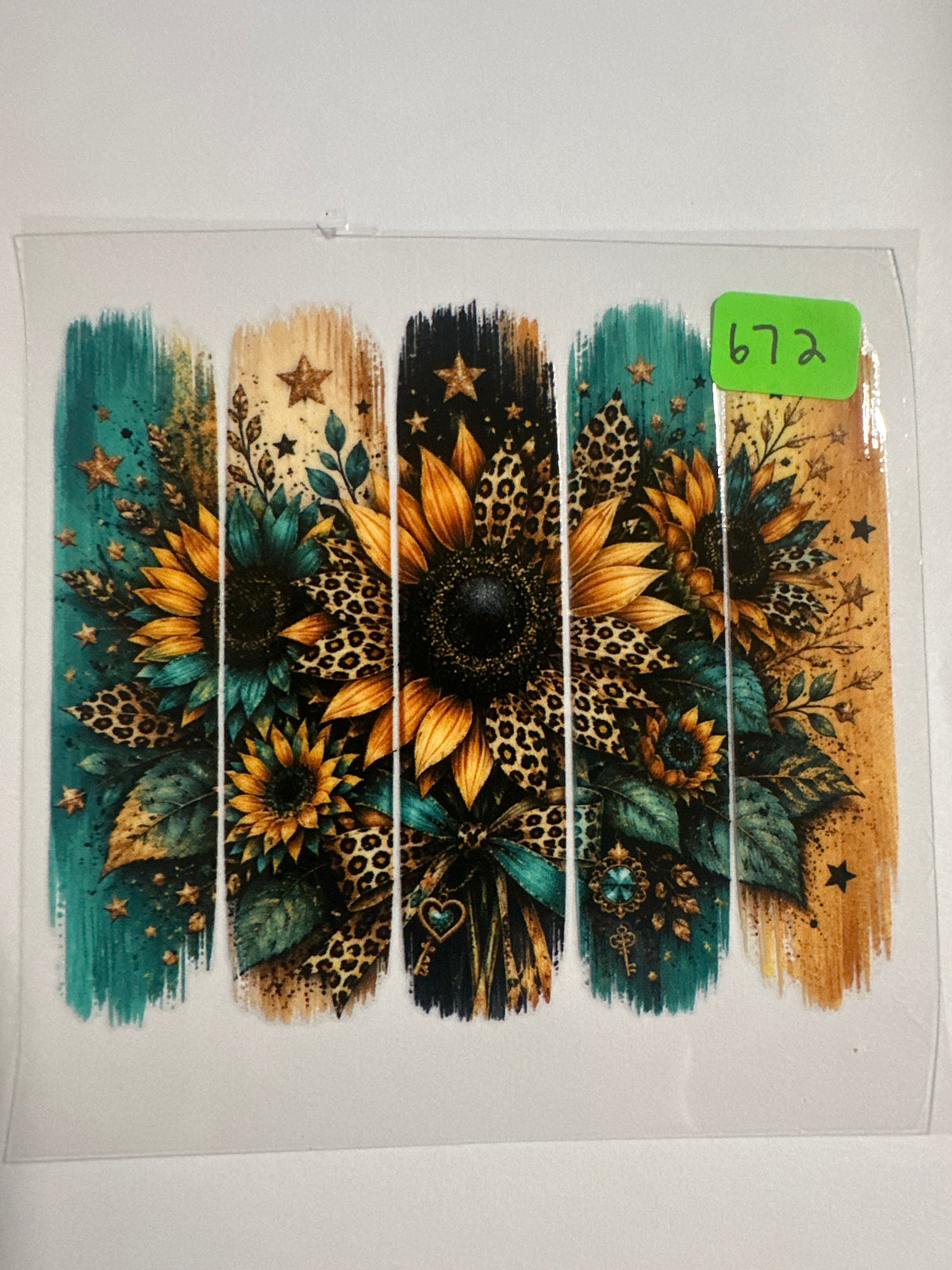 672- Decal Sunflowers