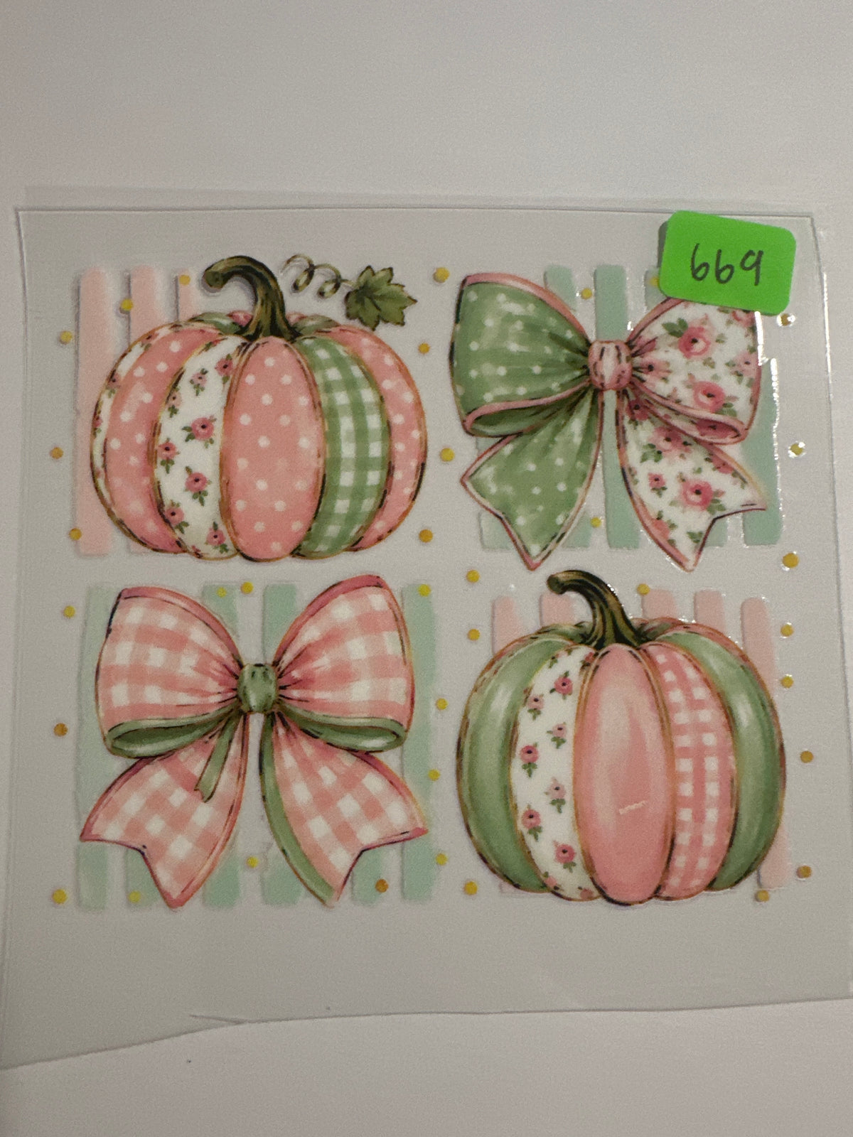 669- Decal Pumpkin