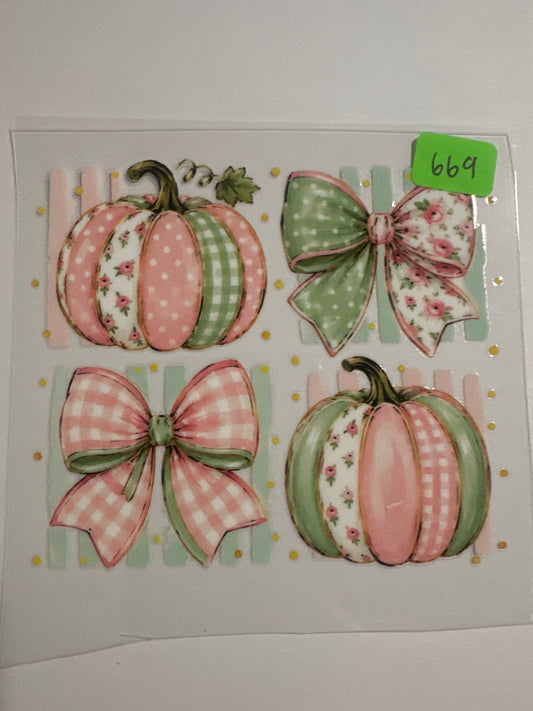 669- Decal Pumpkin