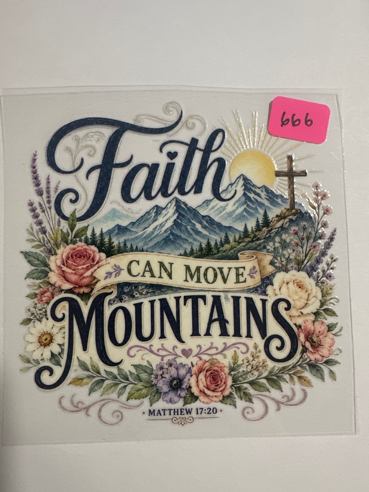 666- Decal Faith