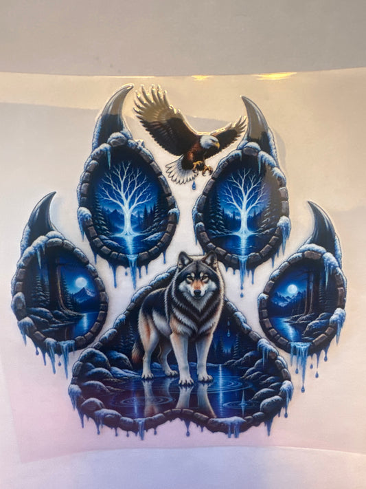 1135- Wolf (decal)